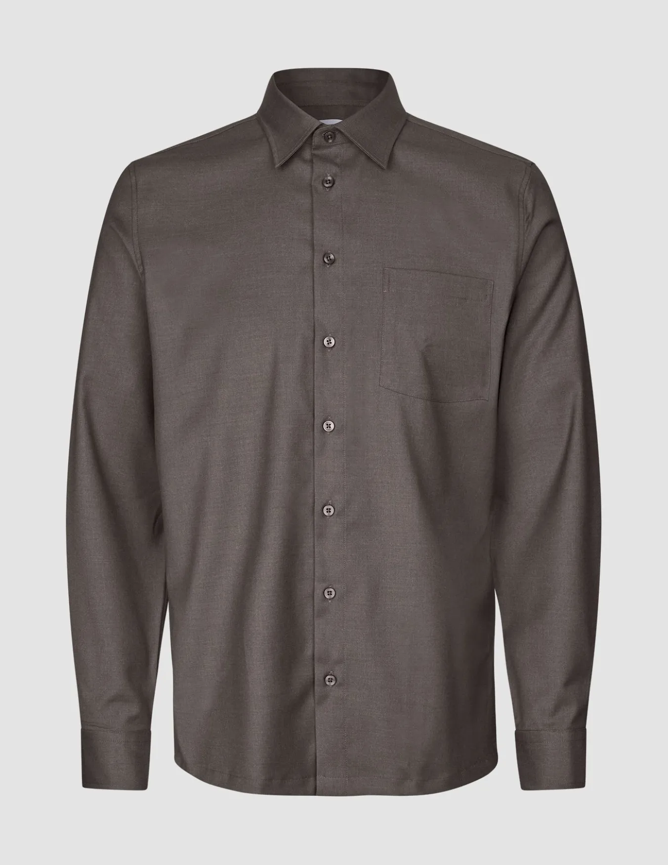 Siena Shirt Dark Chestnut Melange