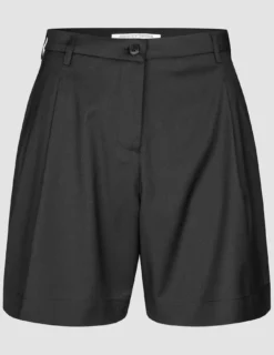 Skye Set Black Long Vest & Shorts