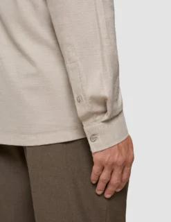 Soft Flannel Shirt Beige