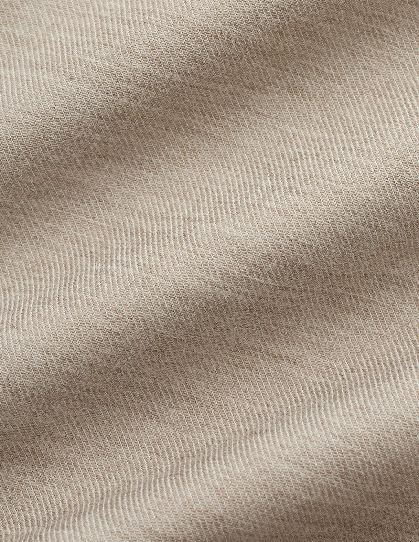Soft Flannel Shirt Beige