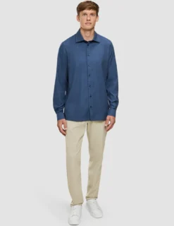 Soft Flannel Shirt Dark Navy