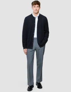 Structured Knit Cardigan Black