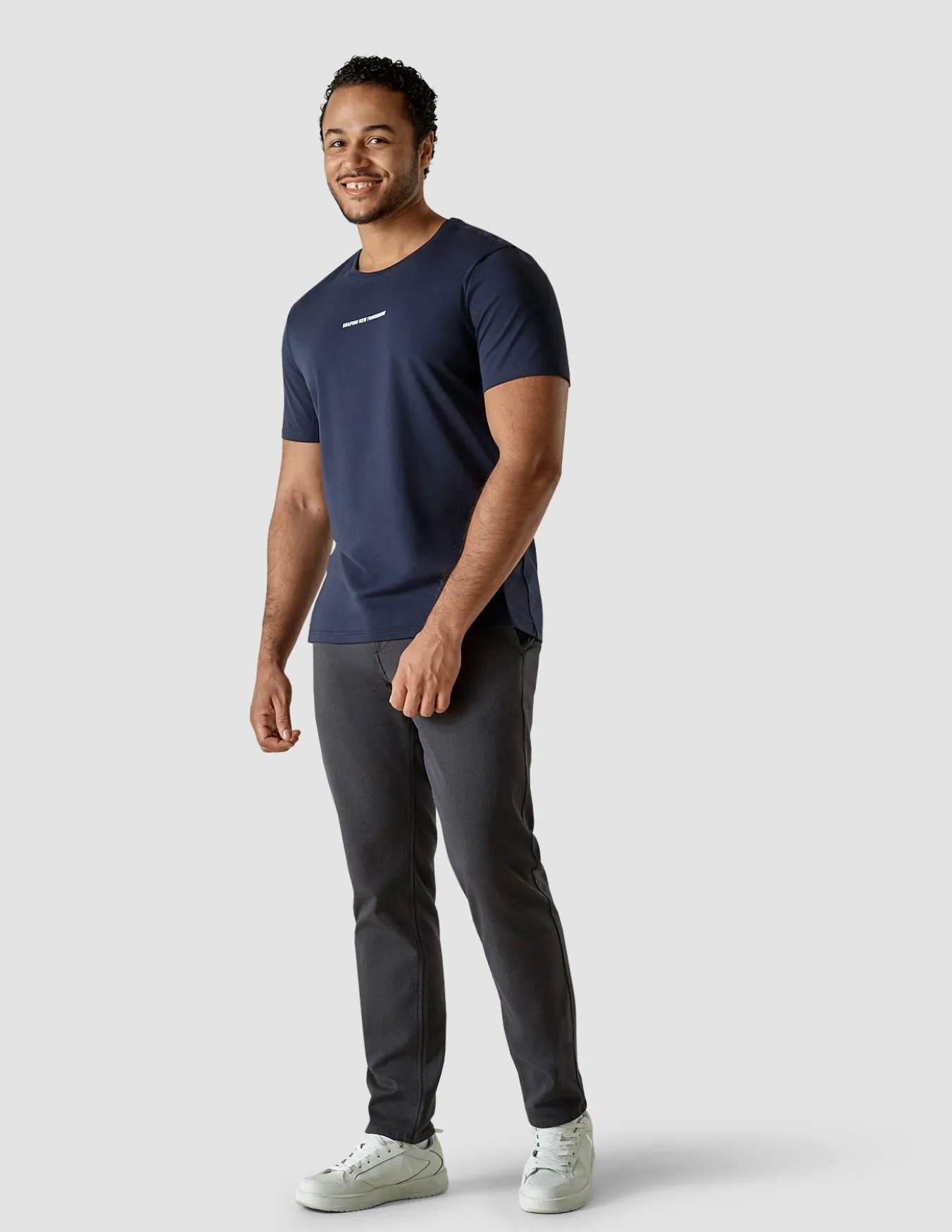 Supima Autograph T-shirt Navy