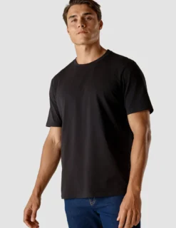 Supima T-shirt Box Fit Black