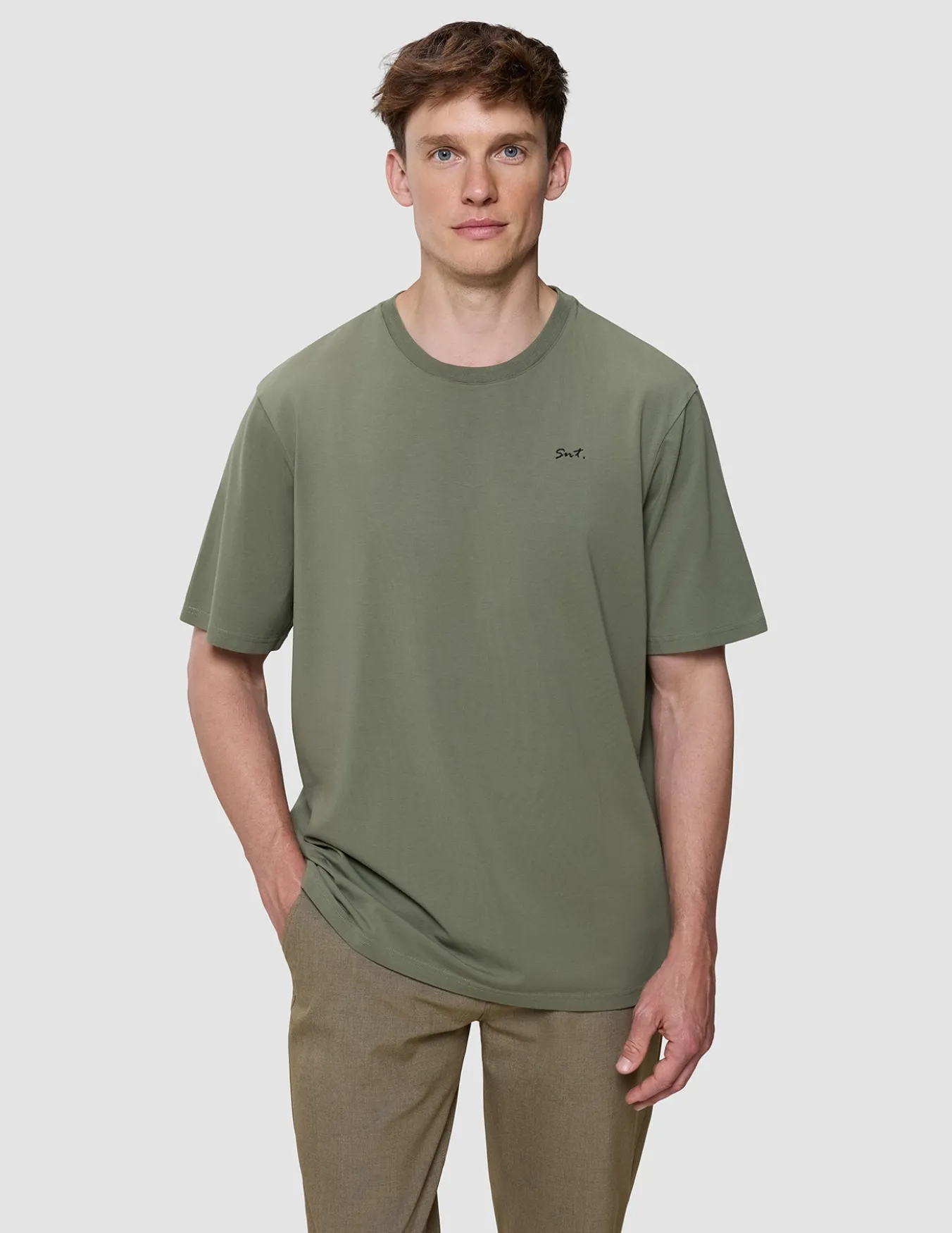 Supima T-shirt Box Fit Legacy Clover Green