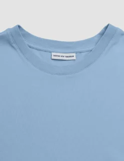 Supima T-Shirt Box Fit Rainy Blue