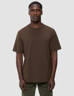 Supima T-shirt Box Fit Saddle Brown