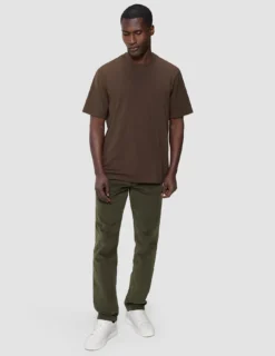 Supima T-shirt Box Fit Saddle Brown