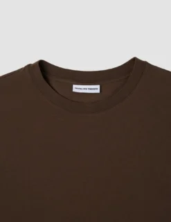 Supima T-shirt Box Fit Saddle Brown