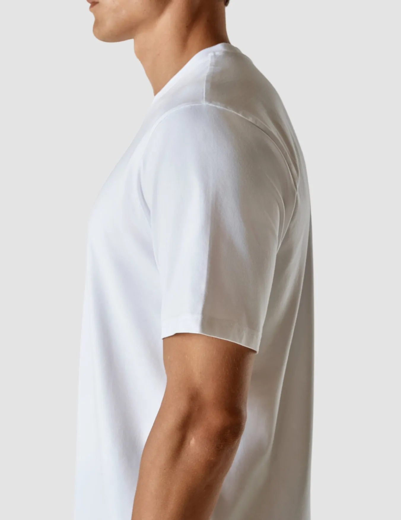 Supima T-shirt Box Fit White