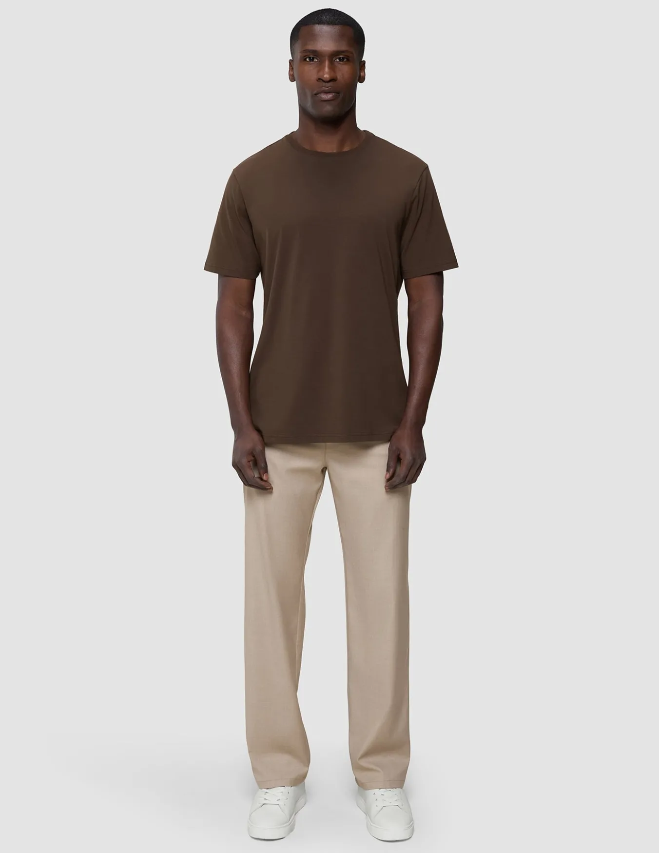 Supima T-shirt Saddle Brown