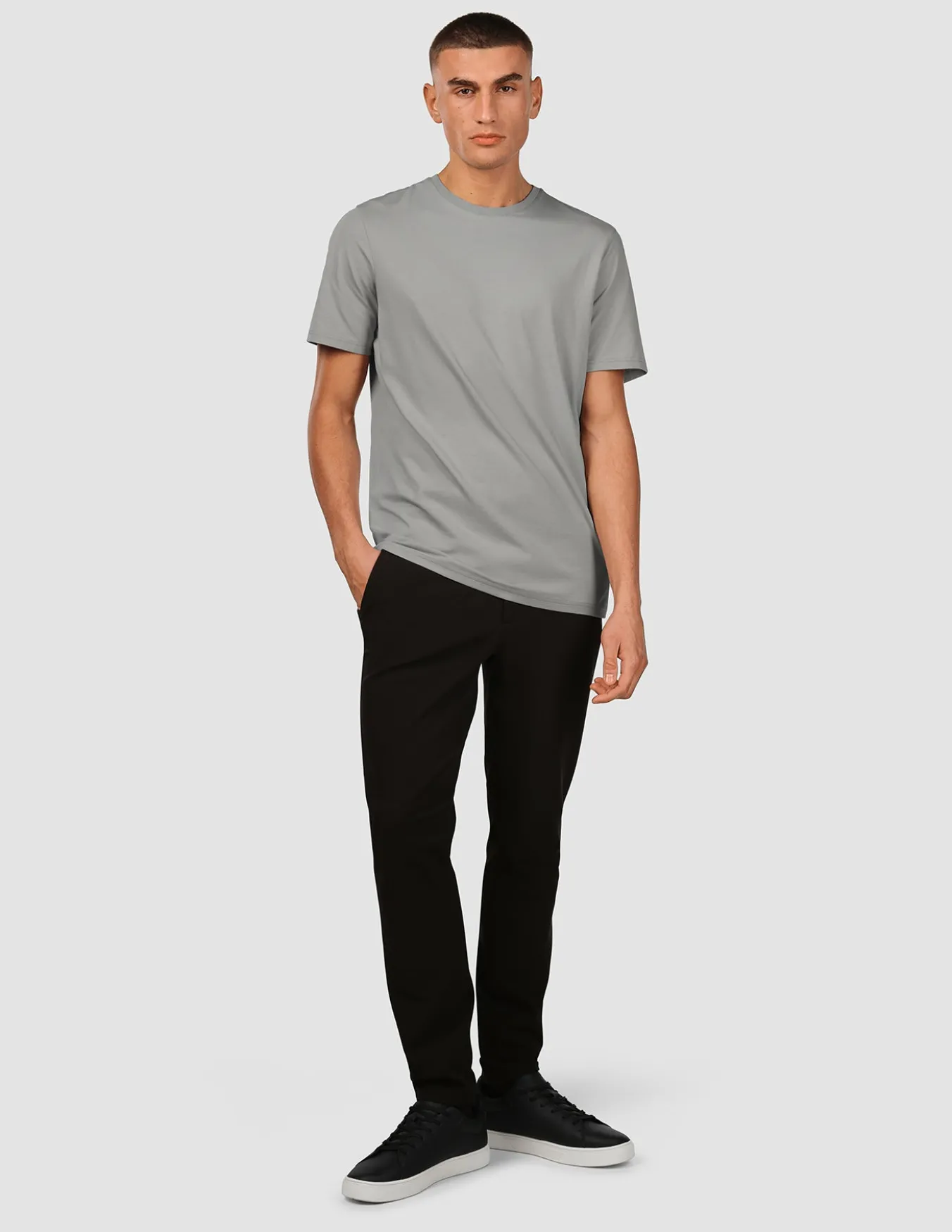 Supima T-shirt Stone Grey