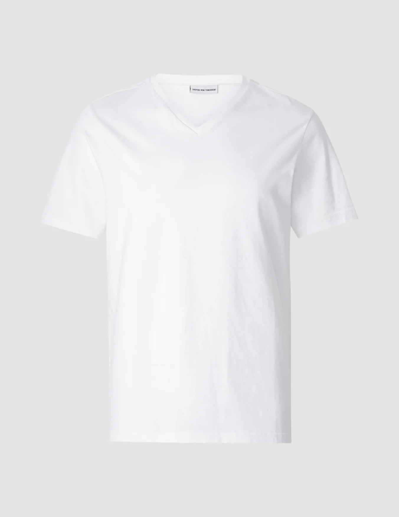 Supima T-shirt White V-Neck