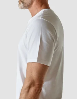 Supima T-shirt White V-Neck
