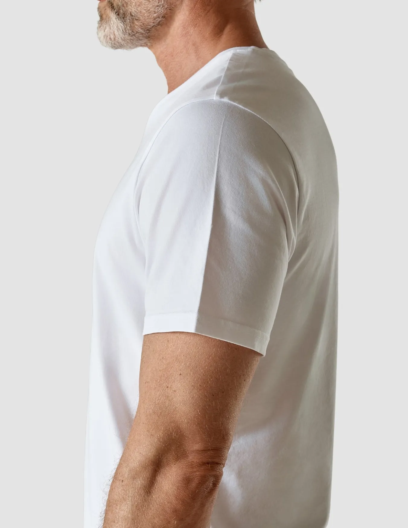 Supima T-shirt White V-Neck