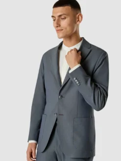Tech Linen Blazer Navy