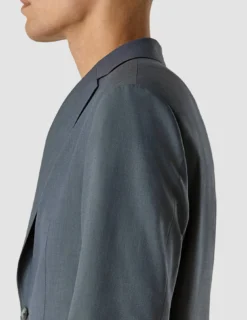 Tech Linen Blazer Navy