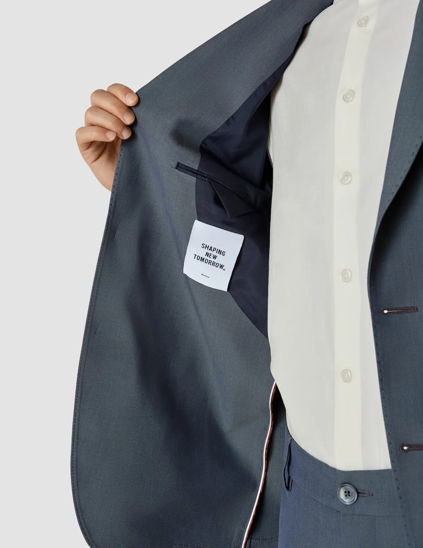 Tech Linen Blazer Navy