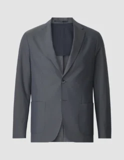 Tech Linen Blazer Navy