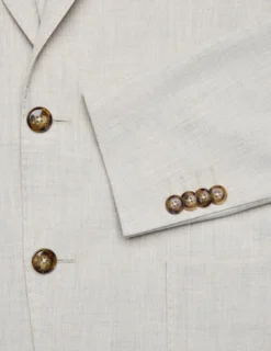 Tech Linen Blazer Sandshell