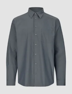 Tech Linen Casual Shirt Navy