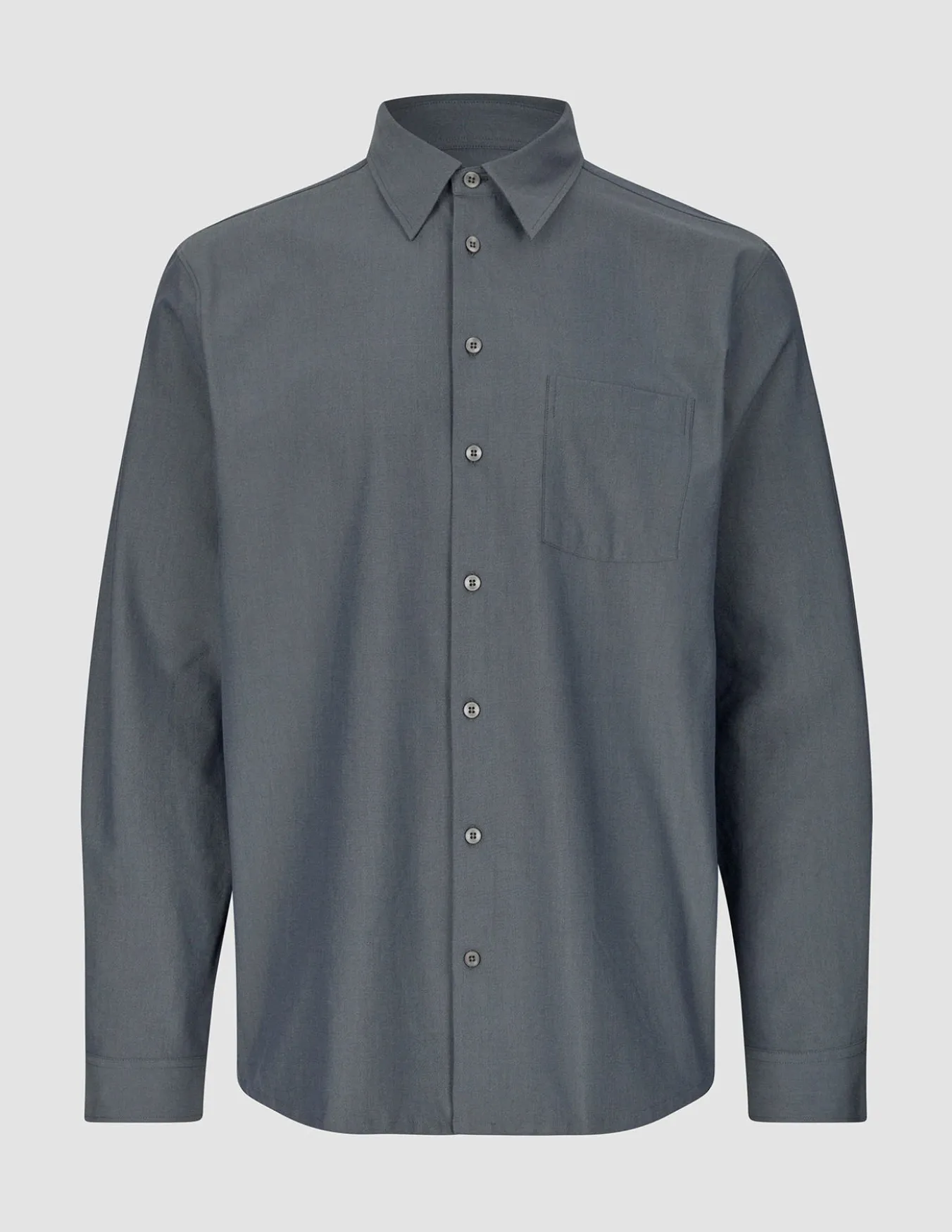 Tech Linen Casual Shirt Navy