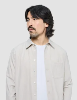 Tech Linen Casual Shirt Sandshell