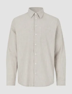 Tech Linen Casual Shirt Sandshell