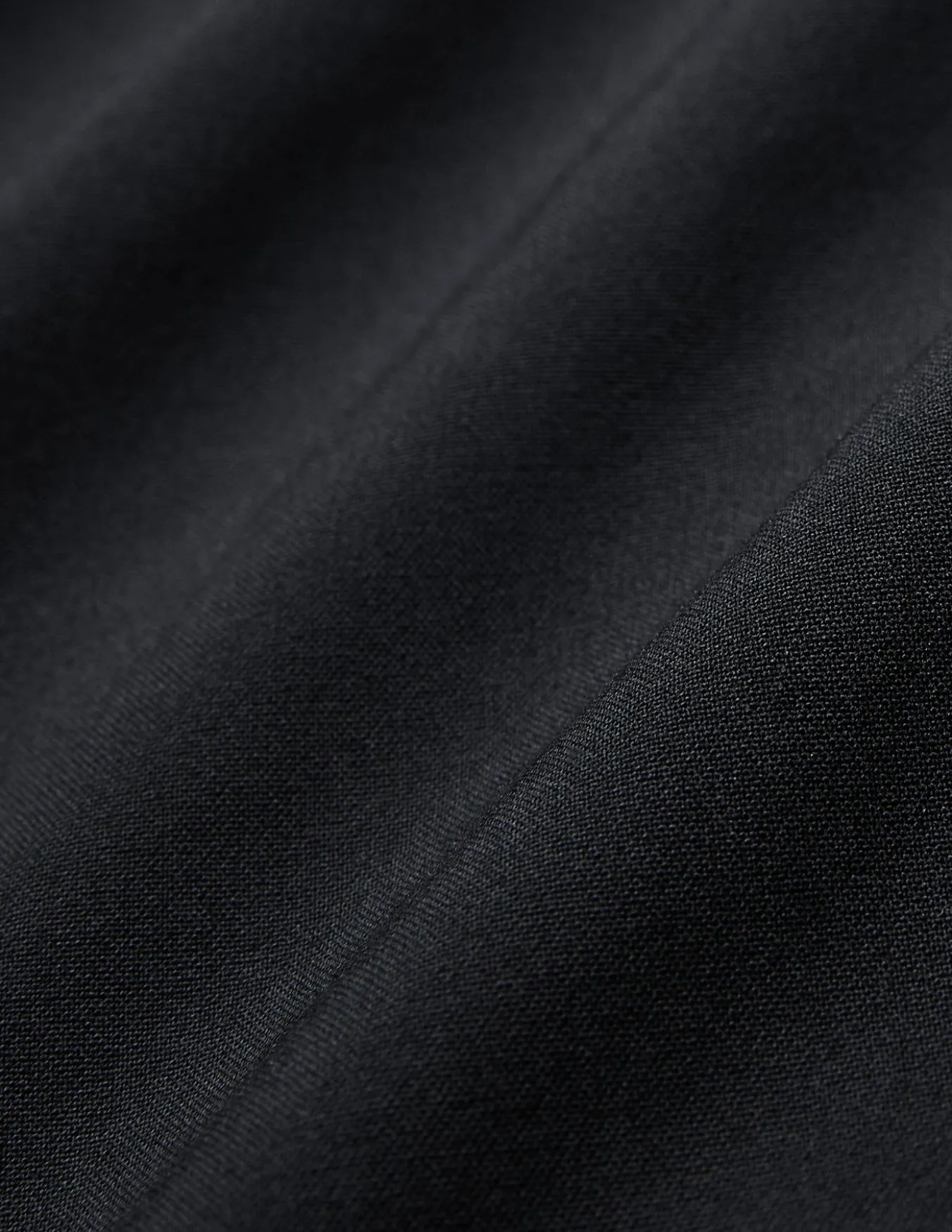 Tech Linen Elastic Pants Black