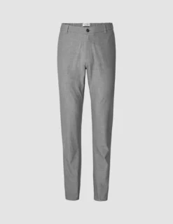 Tech Linen Elastic Pants Charcoal
