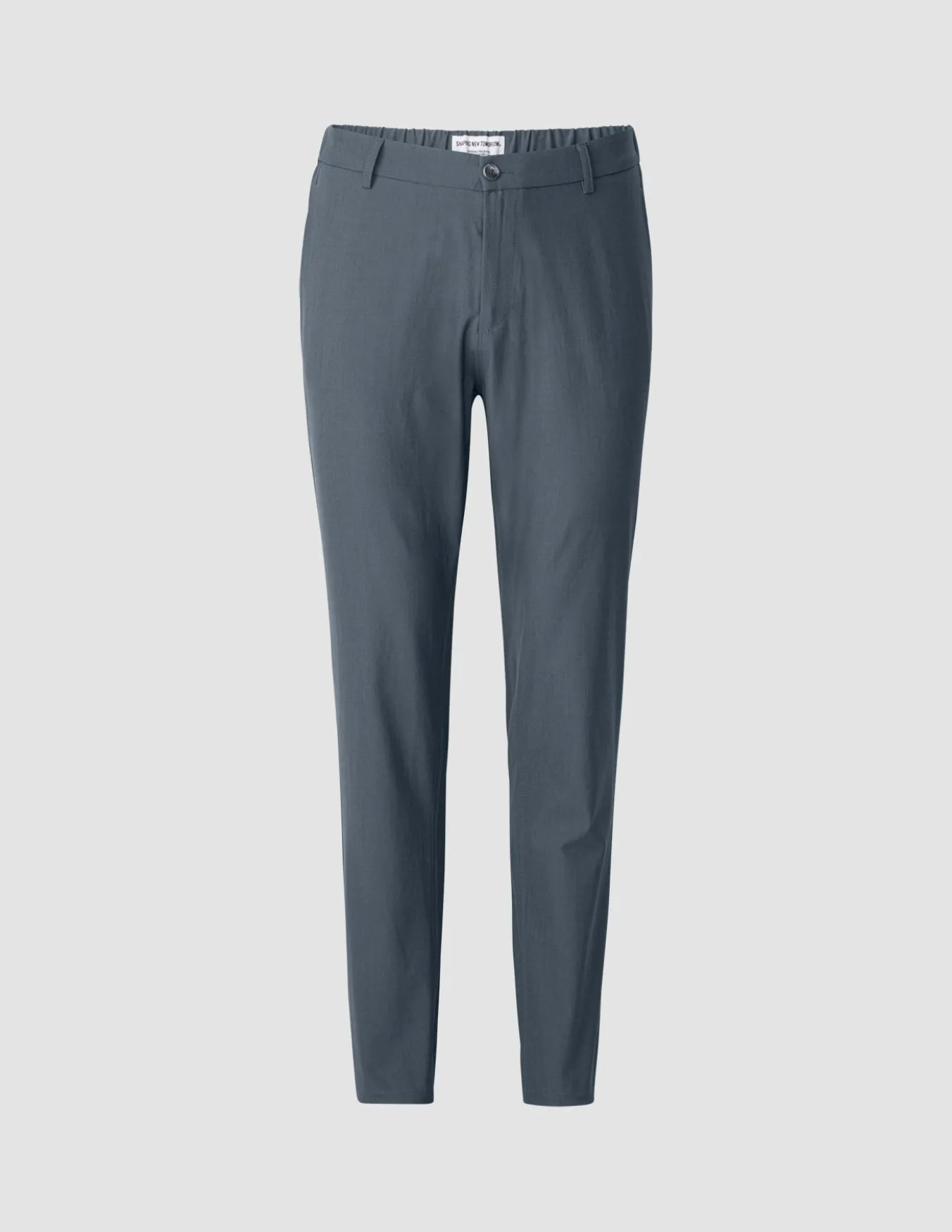 Tech Linen Elastic Pants Navy