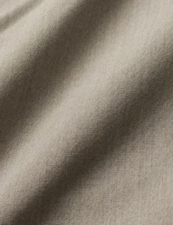 Tech Linen Elastic Pants Raw Beige