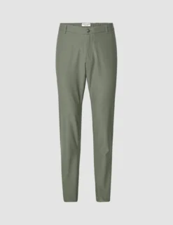 Tech Linen Elastic Pants Urban Green