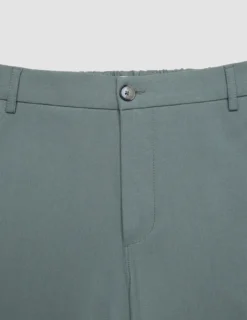 Tech Linen Elastic Pants Urban Green