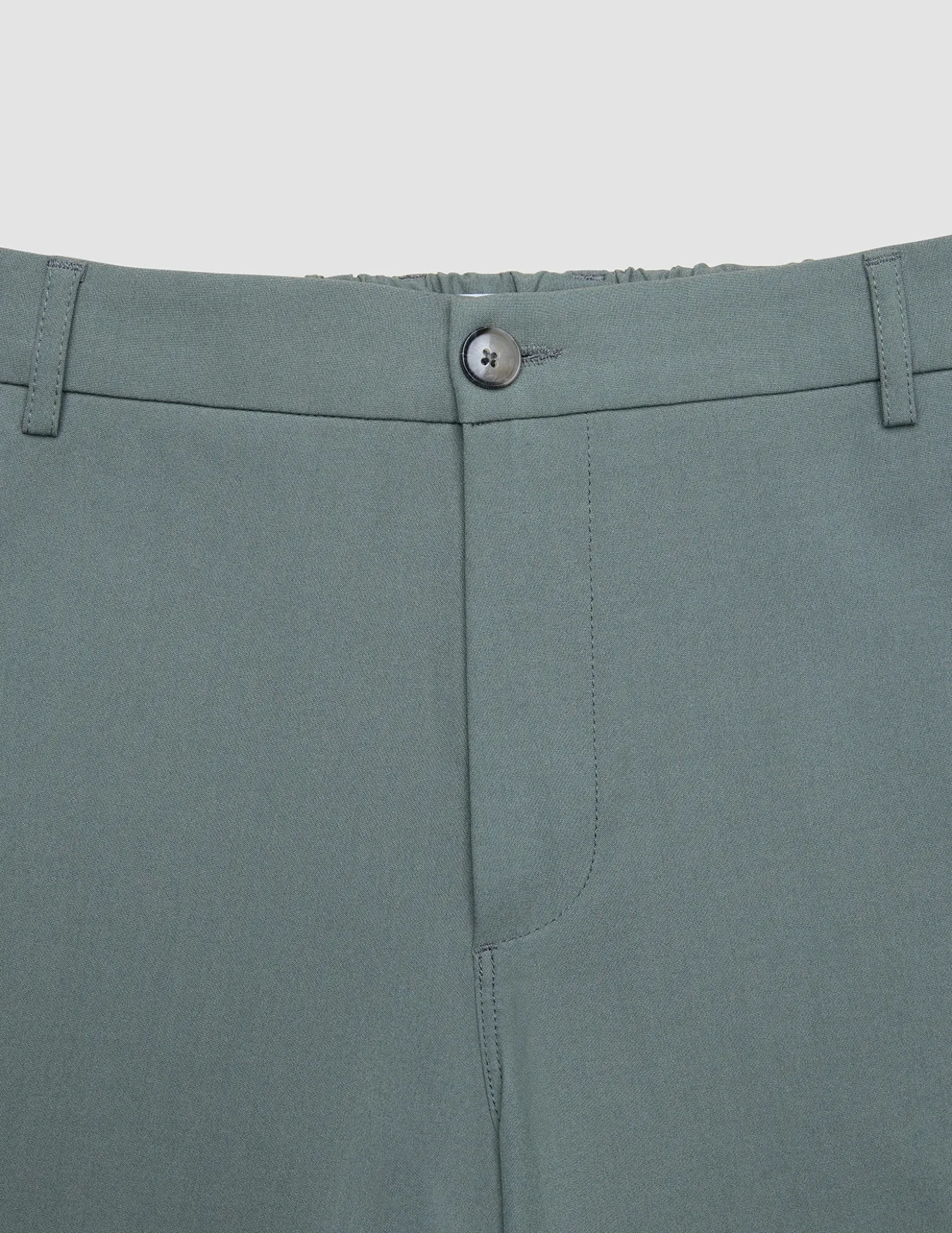Tech Linen Elastic Pants Urban Green