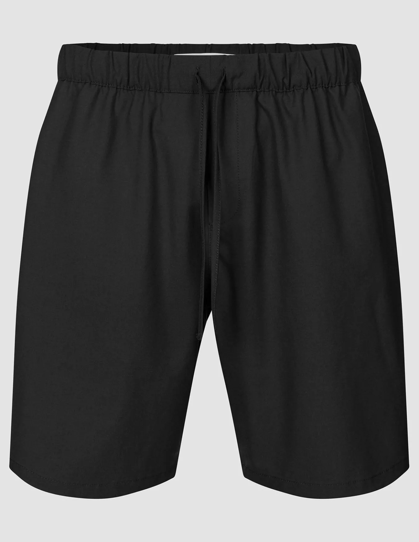 Tech Linen Elastic Shorts Black