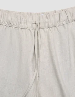 Tech Linen Elastic Shorts Sandshell