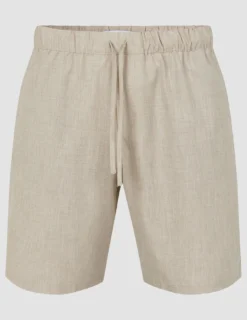 Tech Linen Elastic Shorts Sandshell