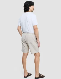 Tech Linen Elastic Shorts Sandshell