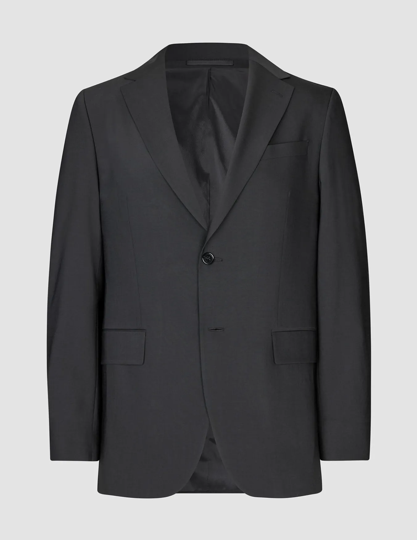 Tech Wool Blazer Black Slim