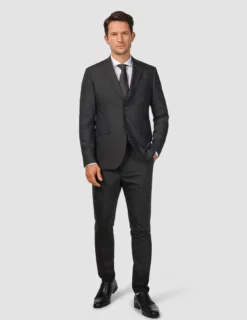 Tech Wool Blazer Black Slim
