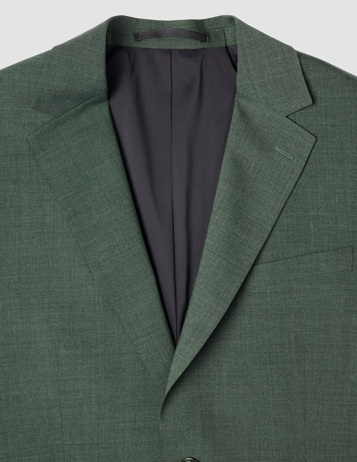 Tech Wool Blazer Green Night Regular