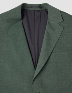 Tech Wool Blazer Green Night Slim