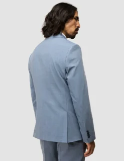 Tech Wool Blazer Light Blue Regular