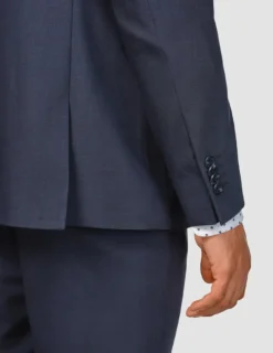 Tech Wool Blazer Navy Regular