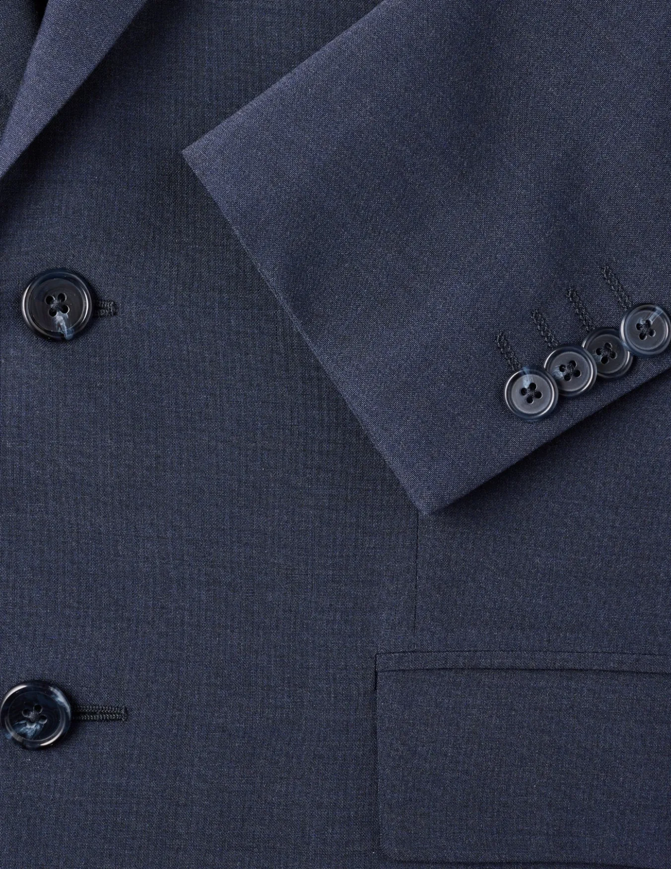 Tech Wool Blazer Navy Slim