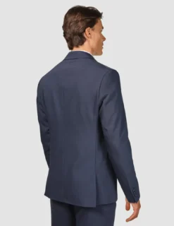 Tech Wool Blazer Navy Slim