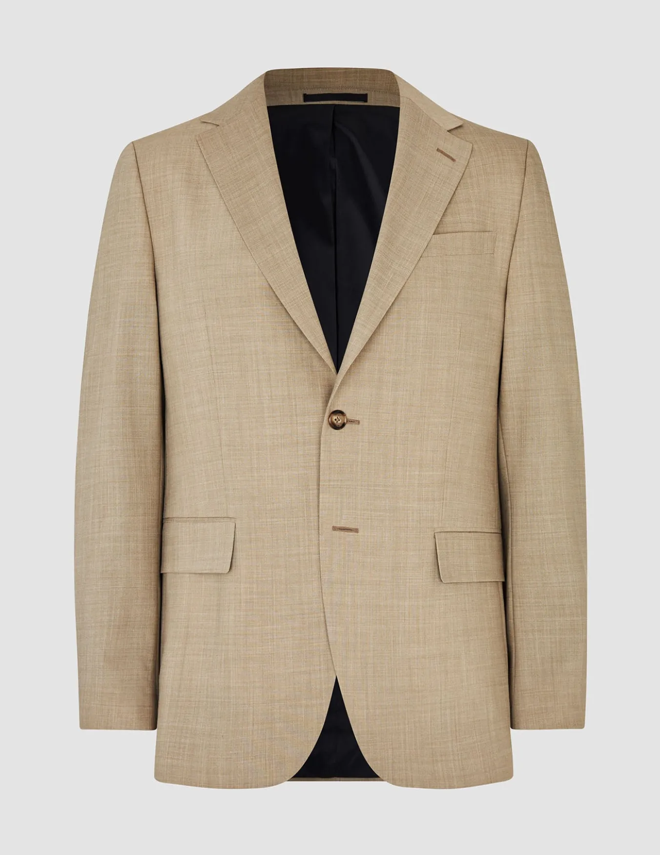 Tech Wool Blazer Sand Slim