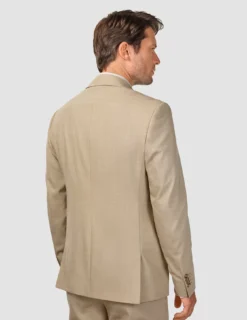 Tech Wool Blazer Sand Slim