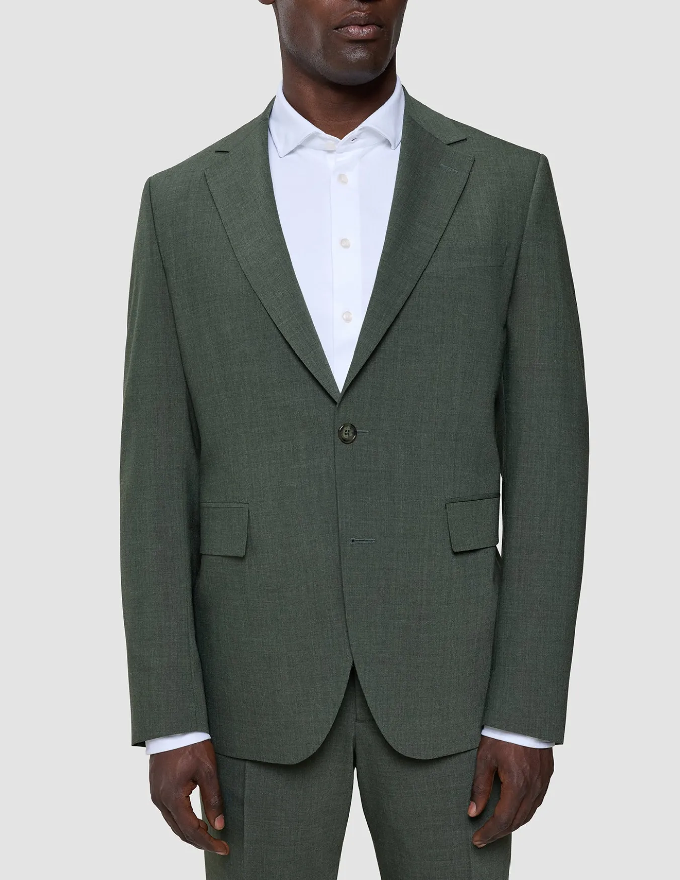 Tech Wool Suit Green Night